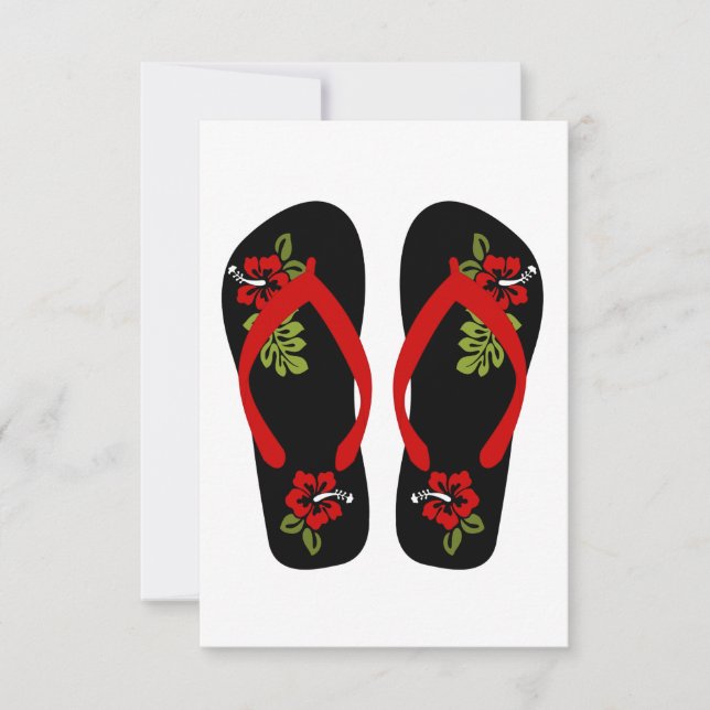 Flip Flops Invitations (Front)