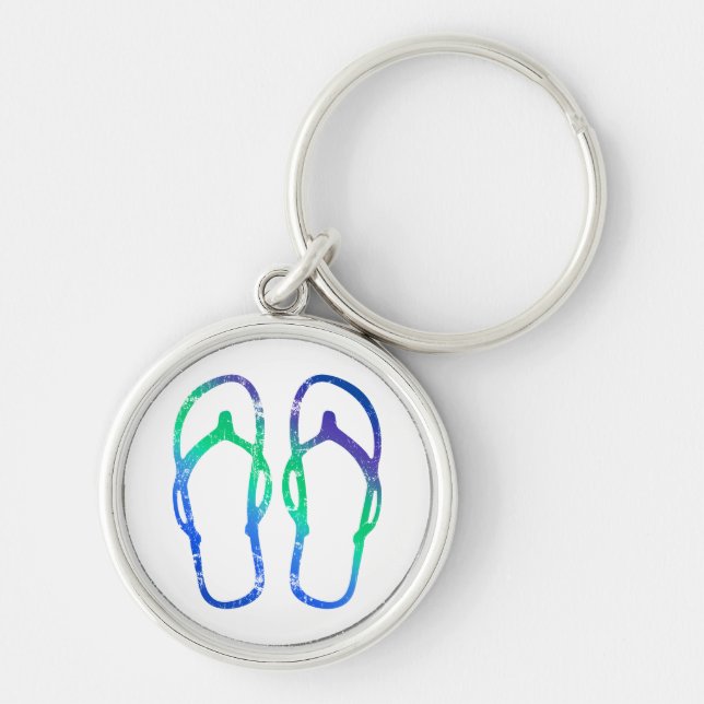 Flip Flops Keychain (Front)
