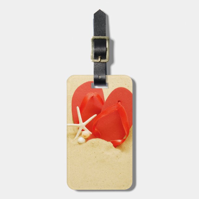 Flip-Flops Luggage Tags (Front Vertical)