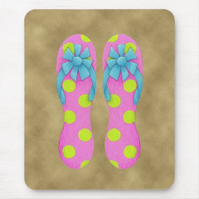 Flip Flops Mousepad (Front)