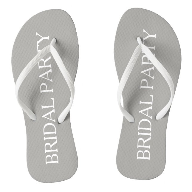 Flip Flops Personalized Name Wedding Gift (Footbed)