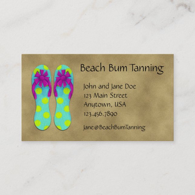 Flip Flops Profile Card (Front)