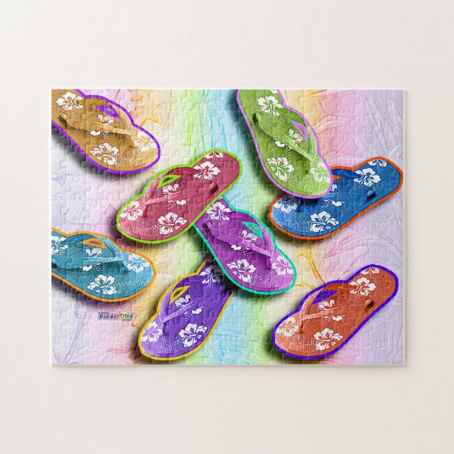 Flip Flops Puzzle (Horizontal)