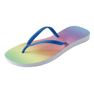 Flip Flops - Rainbow Stripes