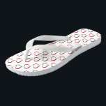 Flip Flops/Red Hearts Flops<br><div class="desc">Flip Flops/Red Hearts/The beach is calling, and these flips flops are your answer! Pay ode to the summer and free your toes. Live, work and play with your feet exposed. Life really is a beach. Thong style, easy slip-on design. 100% rubber makes sandals both heavyweight and durable. Cushioned footbed with...</div>