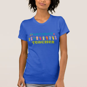 Flip Flops Retired Teacher T-Shirt