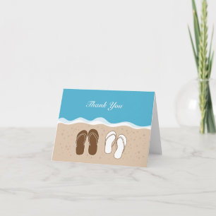 Flip Flops Son et Son Carte de remerciements
