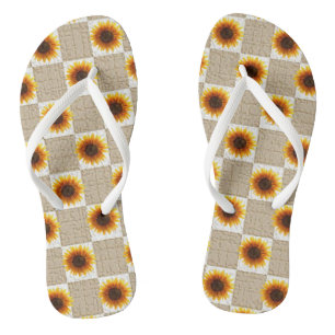 Flip Flops Sunflower