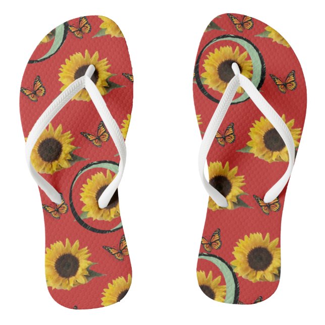 Flip Flops Sunflower (Footbed)