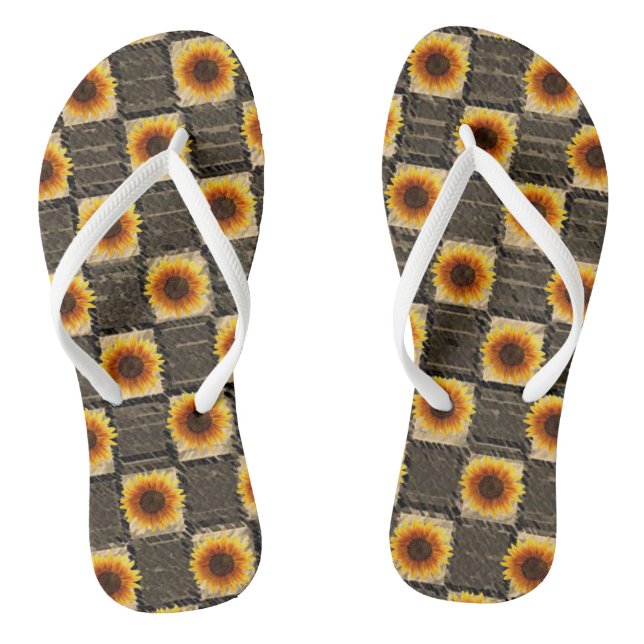 Flip Flops Sunflower (Footbed)