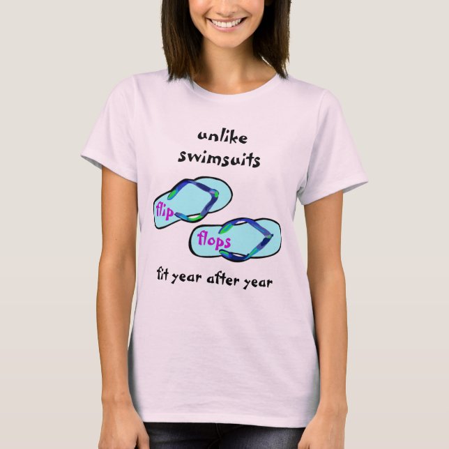 Flip Flops T-Shirt (Front)