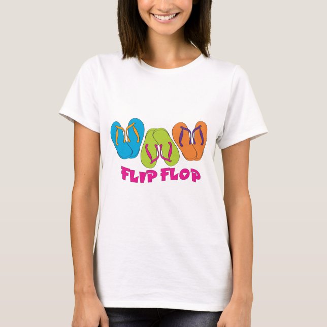 Flip Flops T-Shirt (Front)