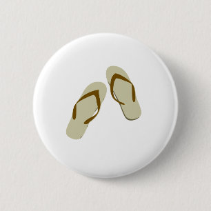 Flip Flops / Thongs 2 Inch Round Button