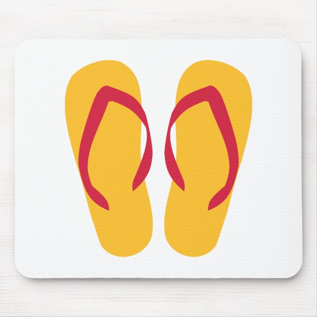 Flip Flops - Thongs Mouse Pad (Front)