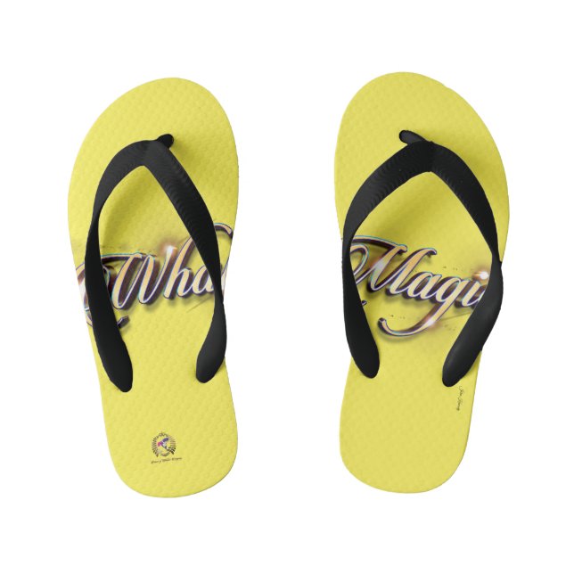 Flip Flops Whale Magic Yellow (Footbed)
