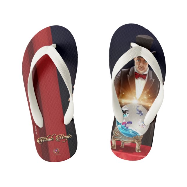 Flip Flops Whale Magician Crystal Ball (Footbed)