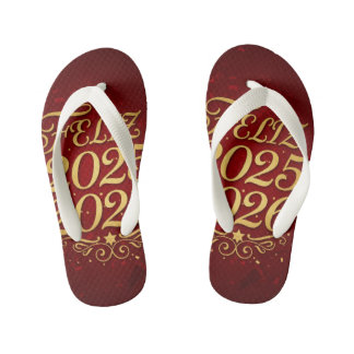 Flip Flops with "Happy 2025-2026" Design | C