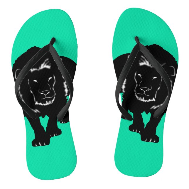 Flip Flops with Lion (Footbed)