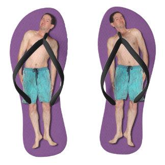 Flip Flops with tiny guy