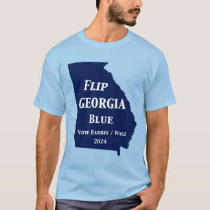 Flip Georgia Blue in 2024 T-Shirt