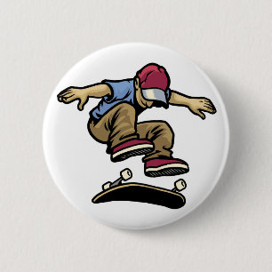 Flip Kick  2 Inch Round Button