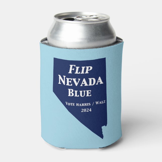 Flip Nevada Blue in 2024 Can Cooler (Can Front)