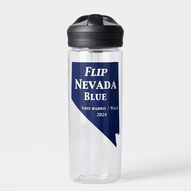 Flip Nevada Blue in 2024 Water Bottle (Front)