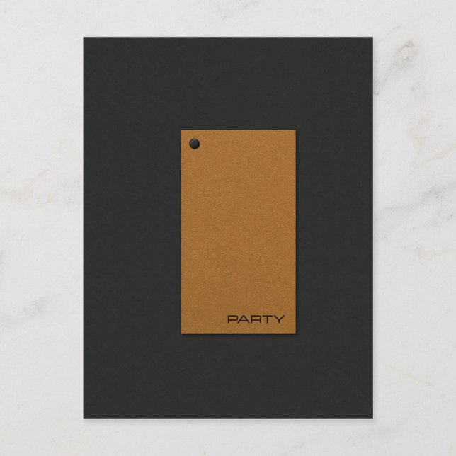 Flip Party Invitation (Front)