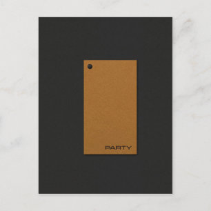 Flip Party Invitation Postcard
