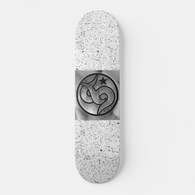 Flip Side Star Graffiti Skateboard (Front)