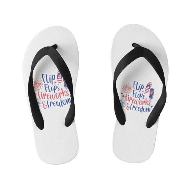 Flip Summer Shoes For Children For Fun Kid's Flip Flops (Footbed)