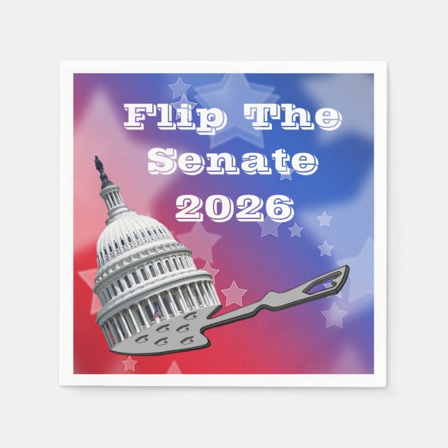 Flip The Senate Vote 2026 Napkin (Front)