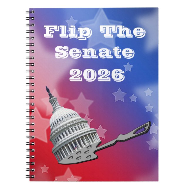 Flip The Senate Vote 2026 Notebook (Front)