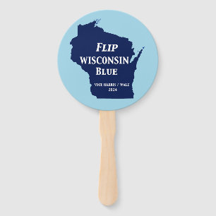 Flip Wisconsin Blue in 2024 Hand Fan