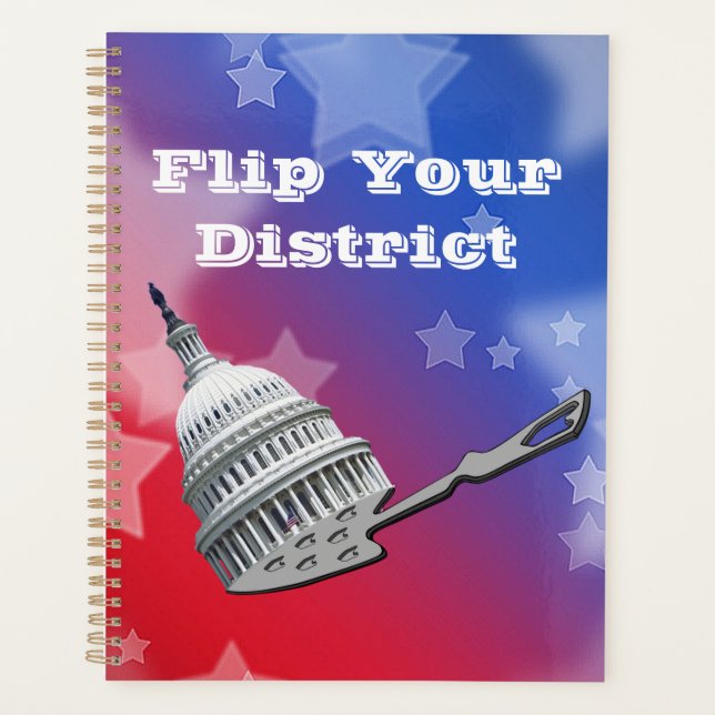 Flip Your District Vote 2026 Planner (Front)