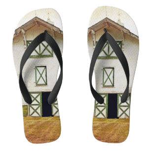 Flipflop Sandals Sunset Barn Country Rustic Field