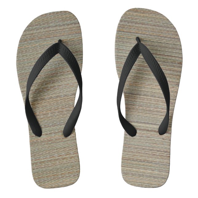 FlipFlops: Straw Mat Flip Flops (Footbed)