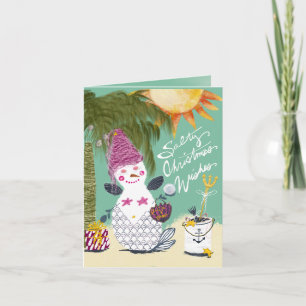 FlipNFlop Folded Holiday Card