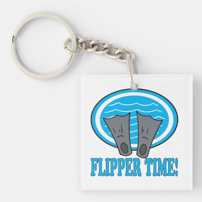 Flipper Time Keychain (Front)