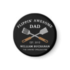 Flippin Awesome Dad BBQ Father Personalized