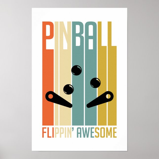 Flippin Awesome - Poster de Pinball (Devant)