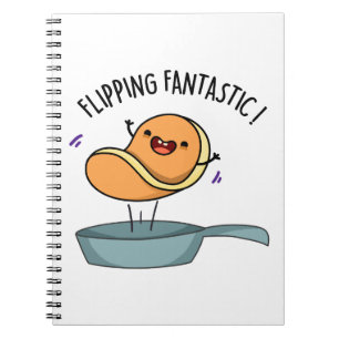 Flipping Fantastic Funny Pancake Pun Notebook