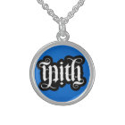 FlipScript Ambigram Necklace and Chain