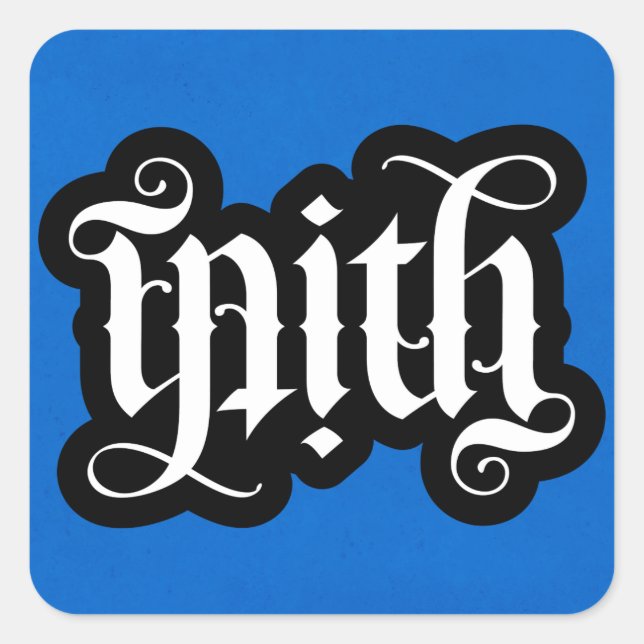 FlipScript Ambigram Sticker (Front)