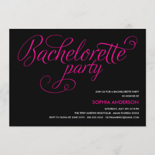 FLIRT    BACHELORETTE PARTY INVITATION