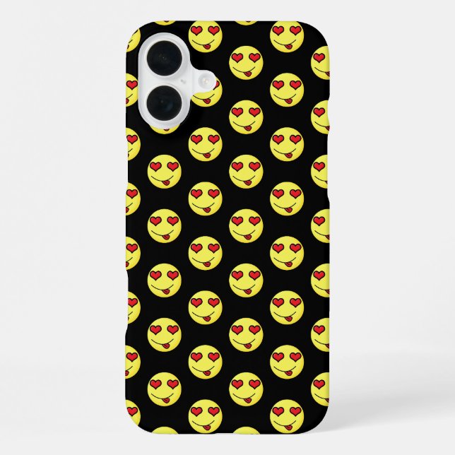 flirt emoji iPhone case (Back)