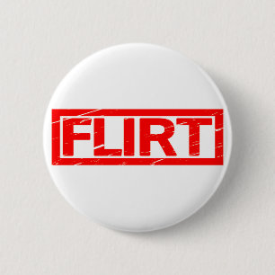 Flirt Stamp 2 Inch Round Button