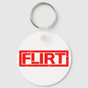 Flirt Stamp Keychain