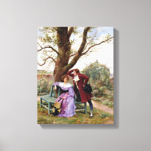 Flirtation Canvas Print