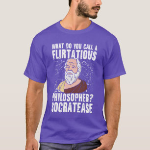 Flirtatious Philosopher Socratease family T-Shirt